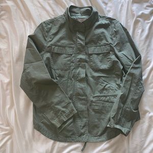 New with tags Ann Taylor LOFT olive green utility jacket